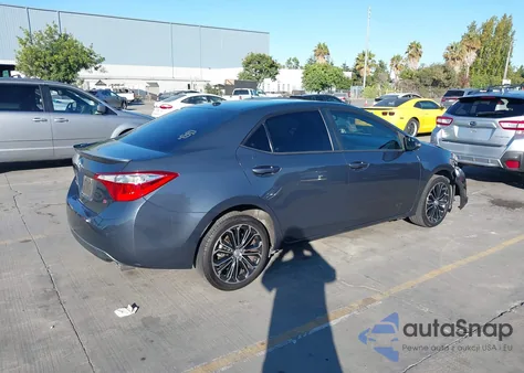 2014 Toyota Corolla S Plus from USA, damaged, VIN 5YFBURHE0EP084254